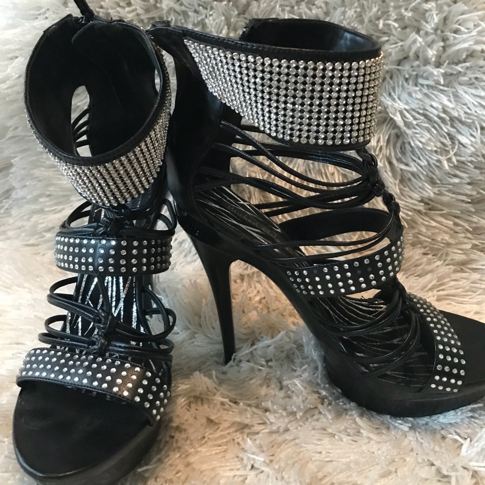 Rhinestone heels